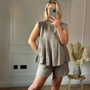 Dorothy - Short et top à volants