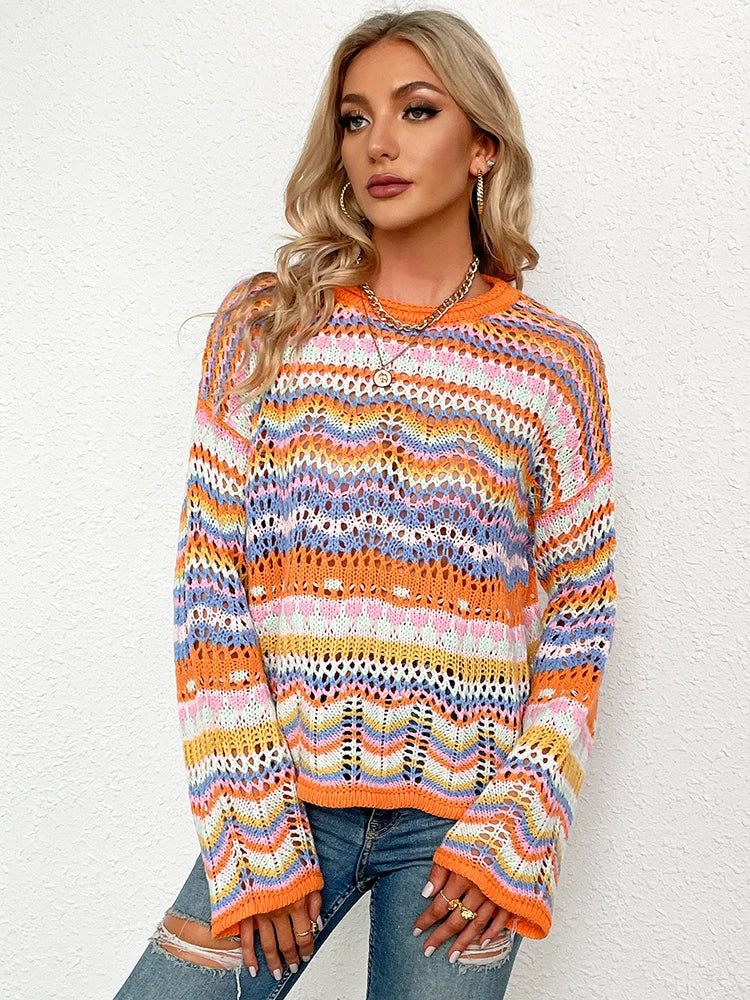 Pull au crochet pour femmes
