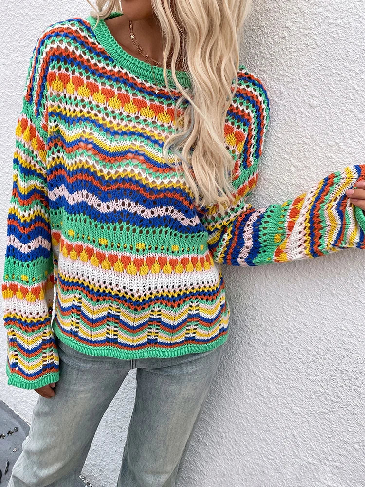 Pull au crochet pour femmes