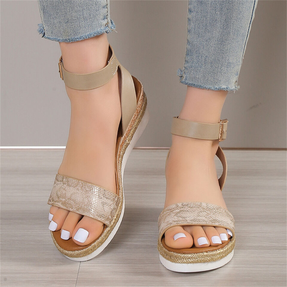 Addison - Sandales pour femmes en peau de serpent