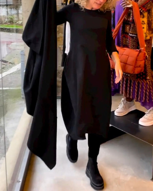 Robe élégante dans une couleur unie